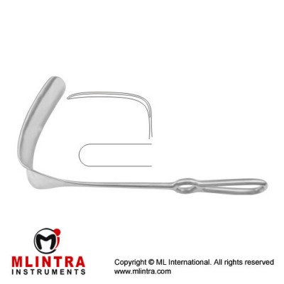 Doyen-Stille Retractor Stainless Steel, 26 cm - 10 1/4" Blade Size 97 x 31 mm